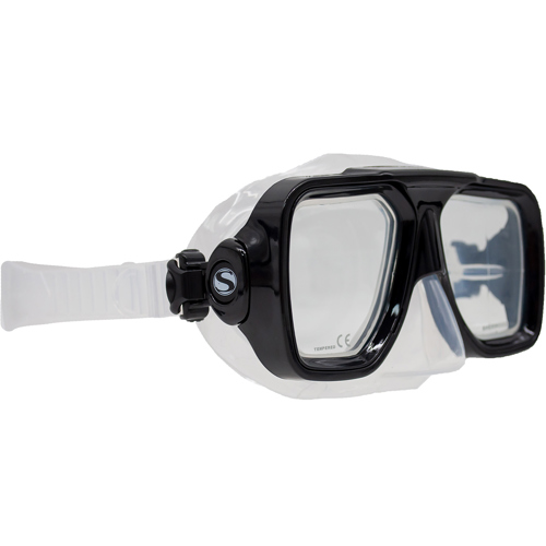 Sherwood Vantage Mask Black/Clear Silicone